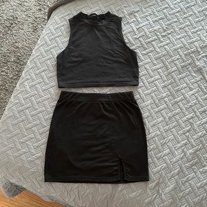 2 piece set black